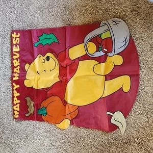 Disney Happy Harvest Winnie the Pooh Full Size Flag